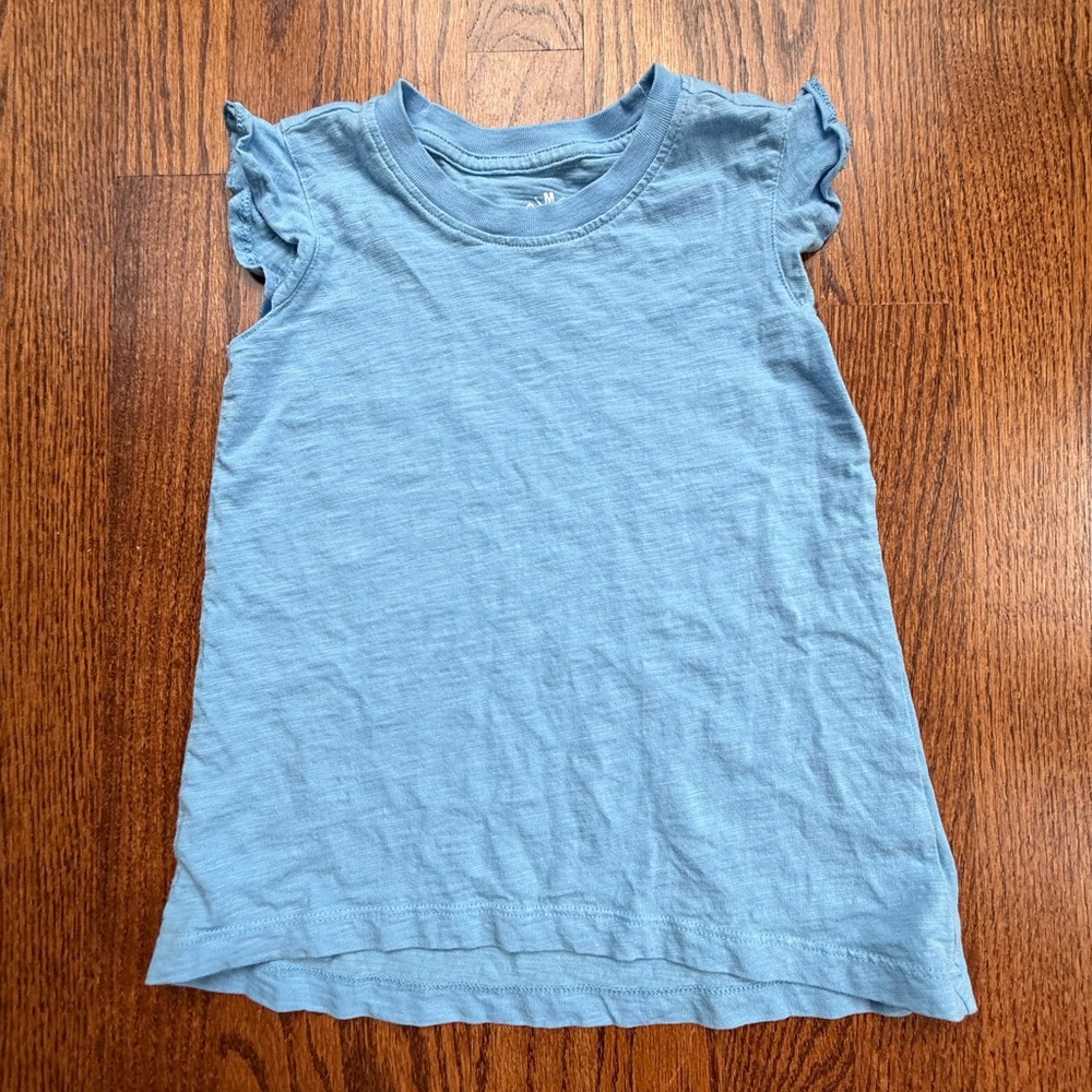Primary Ruffle Flutter Sleeve Tee 5